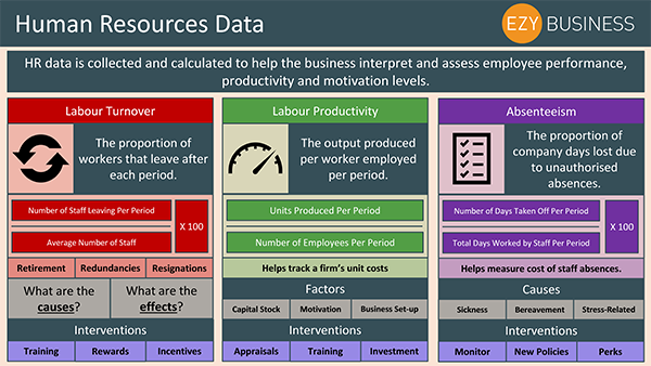 Business Studies Recap Day 15 - Human Resources Data