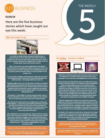 Business Weekly 5 - 1st March