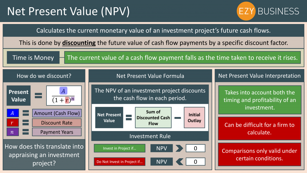 Business Studies Year 13 revision Day 19 - Net Present Value